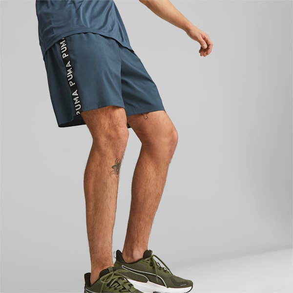 PUMA FIT 7" Taped Men's Training Shorts, Dark Night